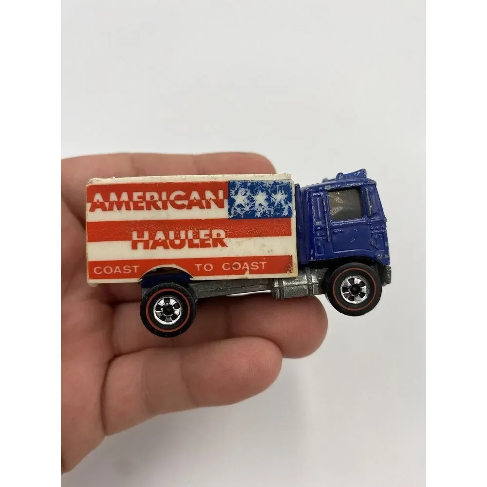 Hot Wheels Redline 1973 Hong‎ Kong American Hauler Box Truck Vintage Flag
